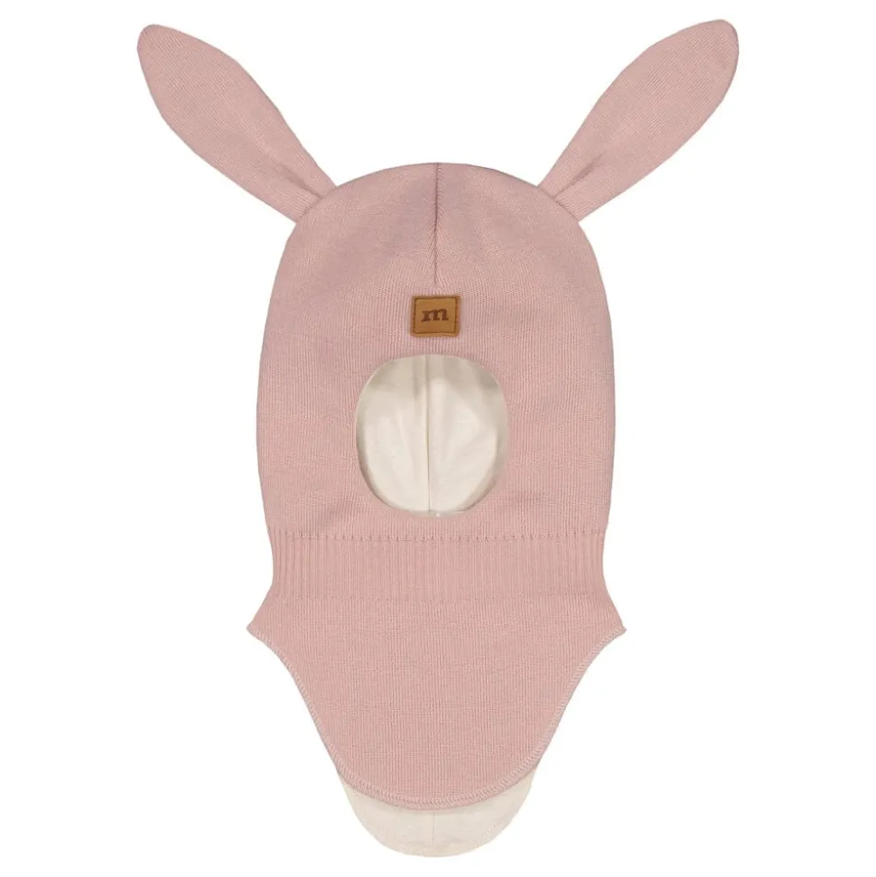 BUNNY HELMET -MERINOVILLA KYPÄRÄMYSSY | HEARTY PINK