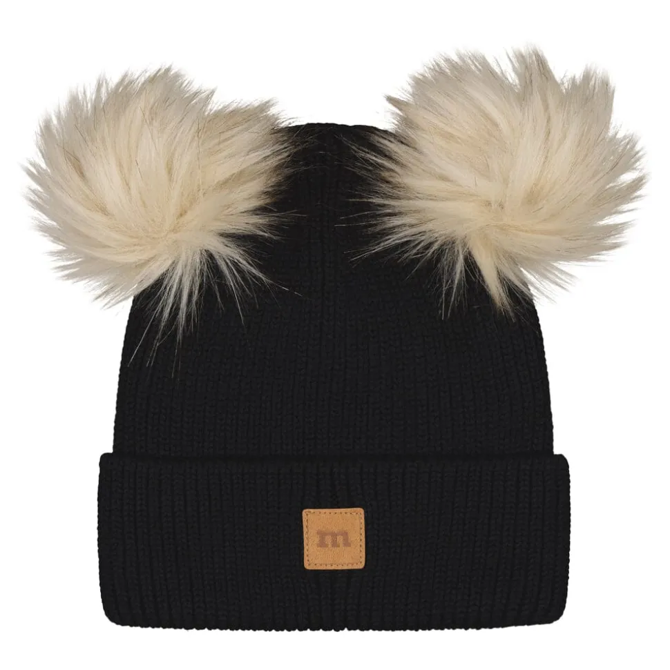 DOUBLE FUR POM -PUUVILLAPIPO | LICORICE