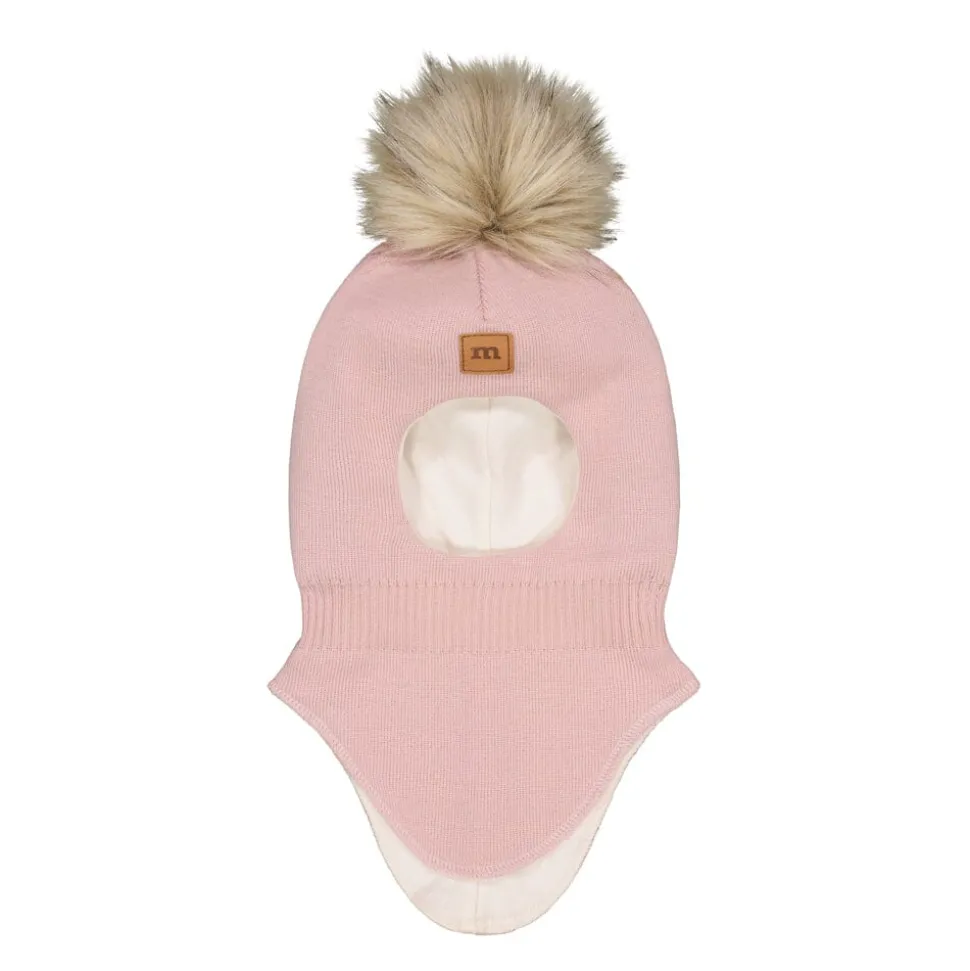 FUR POM POM -KYPÄRÄMYSSY, MERINOVILLA | HEARTY PINK