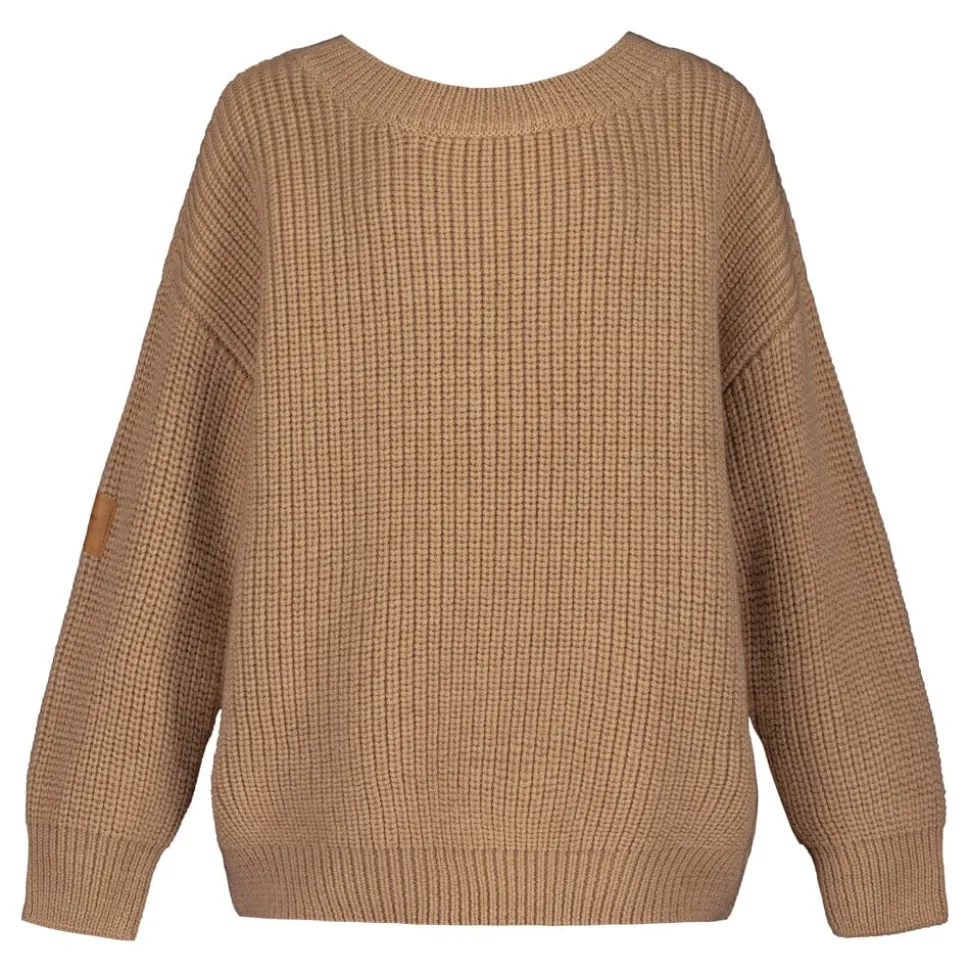 KNIT JUMPER -LASTEN MERINOVILLANEULE | PEANUT BUTTER