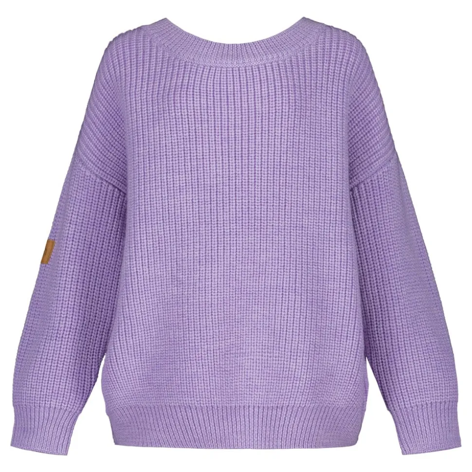 KNIT JUMPER -LASTEN MERINOVILLANEULE | ICY LILAC
