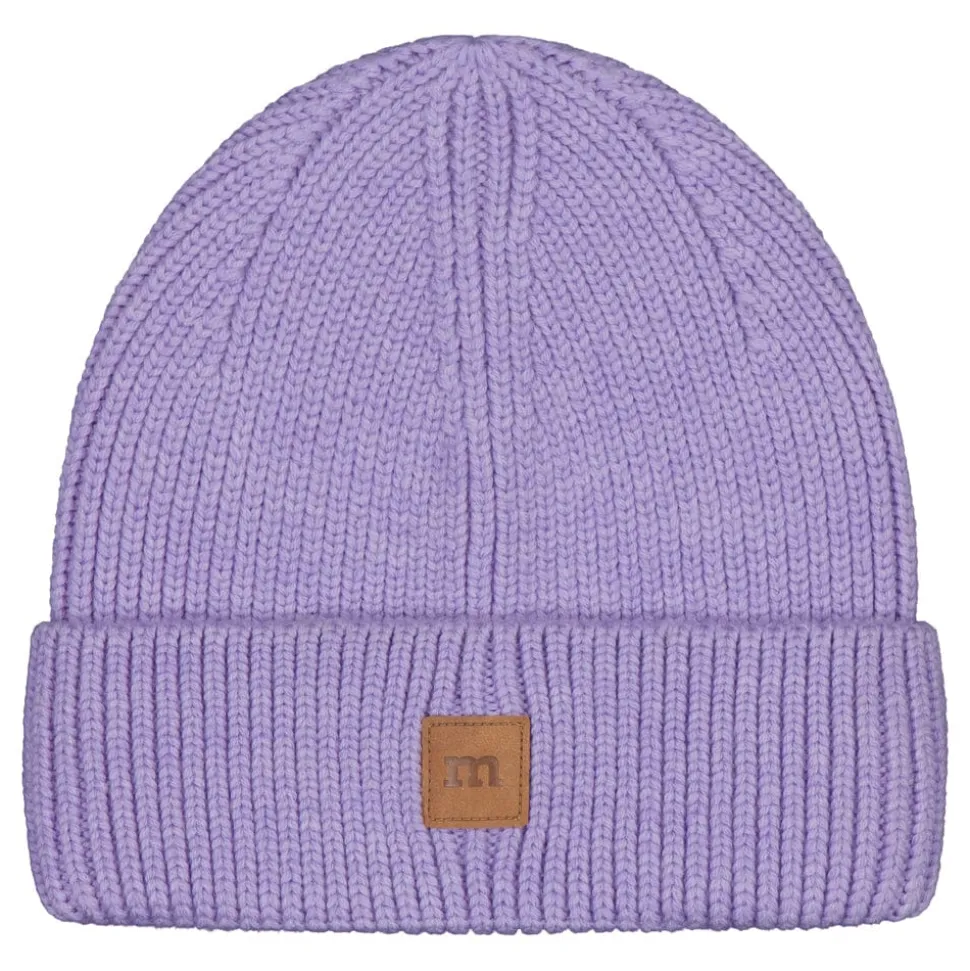 KNITTED BEANIE -MERINOVILLAPIPO | ICY LILAC