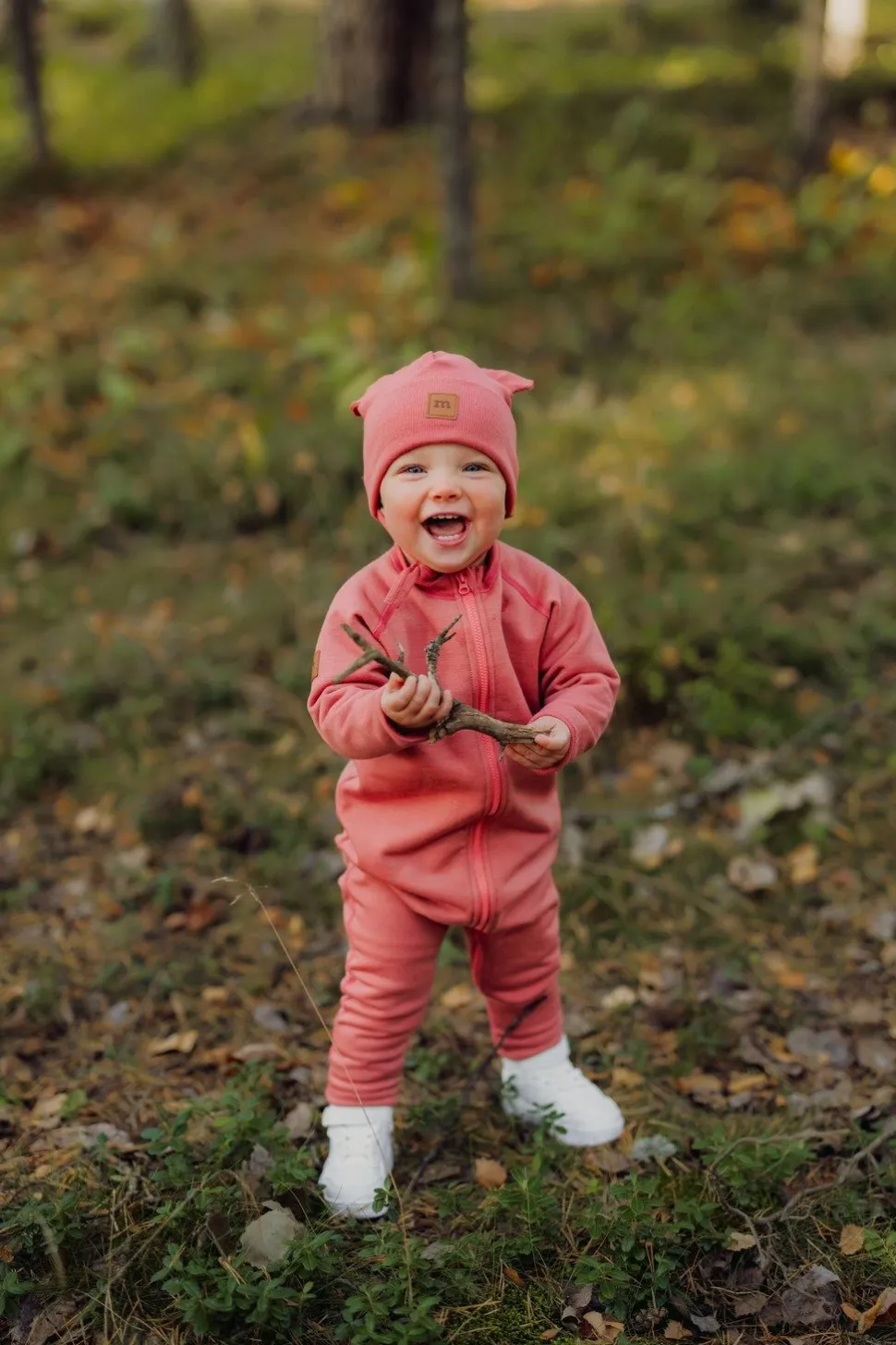 MERINO FLEECE -MERINOVILLAHAALARI | RASPBERRY
