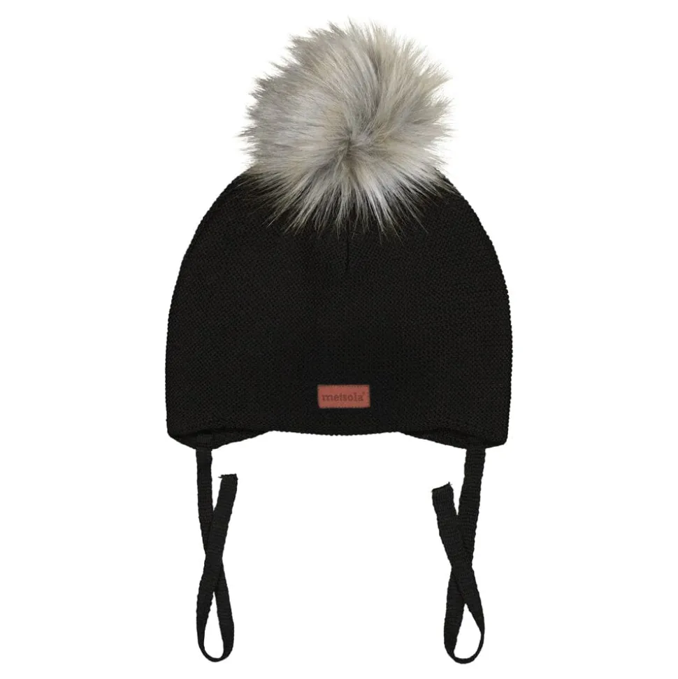 MINI CRYSTAL HAT -MERINOVILLAPIPO | BLACK