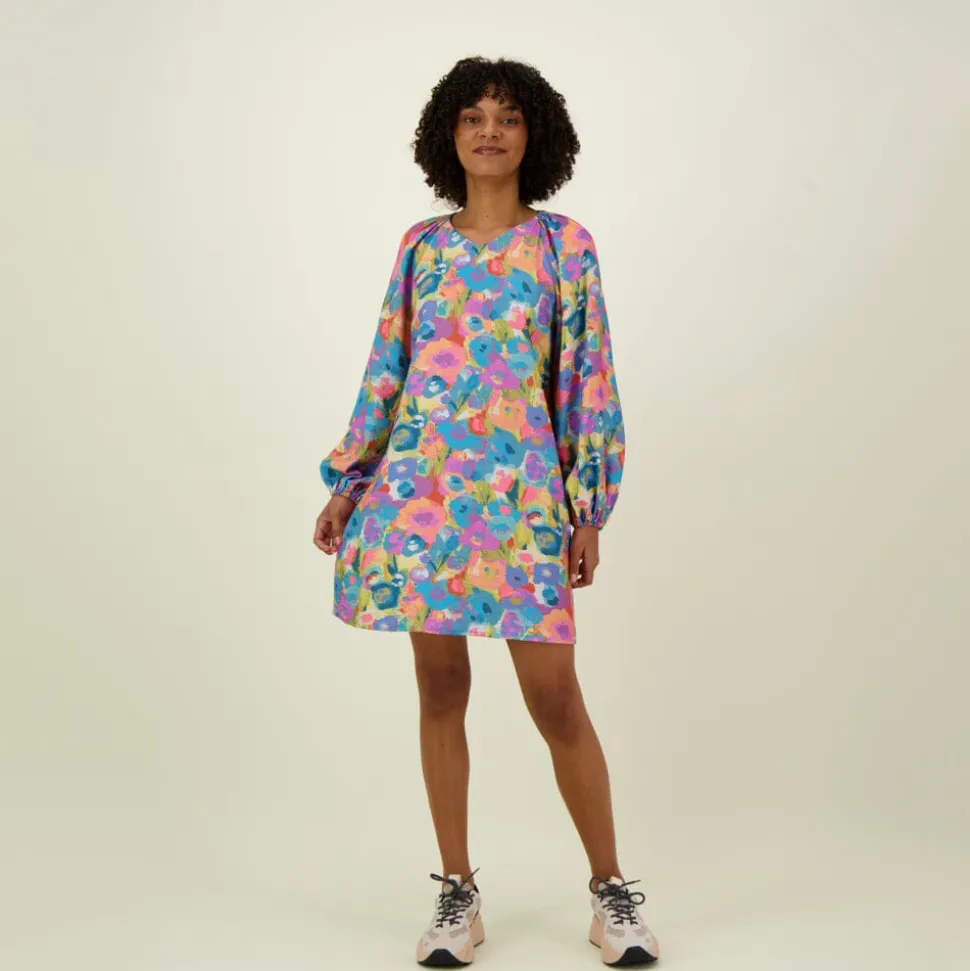 MIRACLES VOLUME SLEEVE TUNIC DRESS -MEKKO