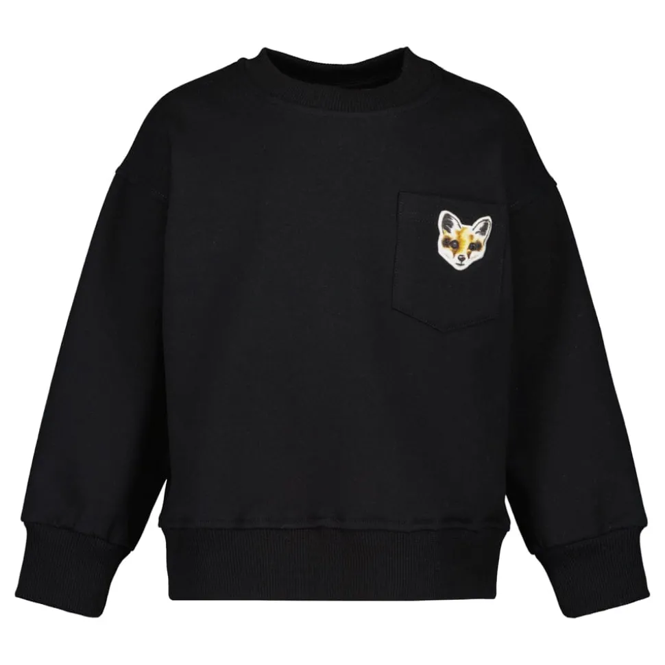 OVERSIZE -LASTEN COLLEGEPAITA | BLACK