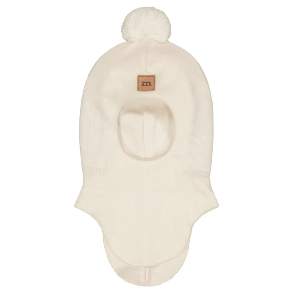 POM POM HELMET -KYPÄRÄMYSSY, MERINOVILLA | CREAMY