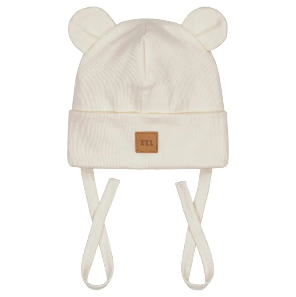 RIB BEAR BEANIE -PIPO | CREAMY