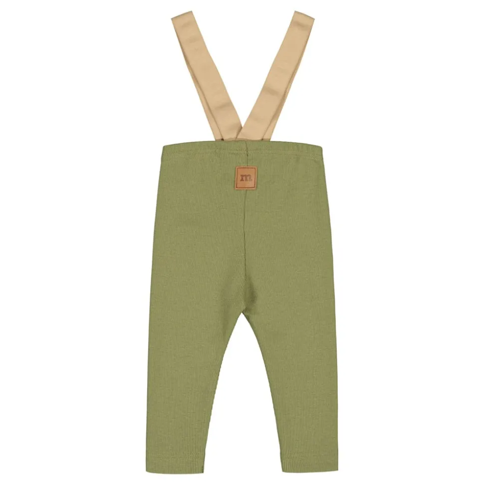RIB BRACE PANTS -HENKSELIHOUSUT | PISTACHIO