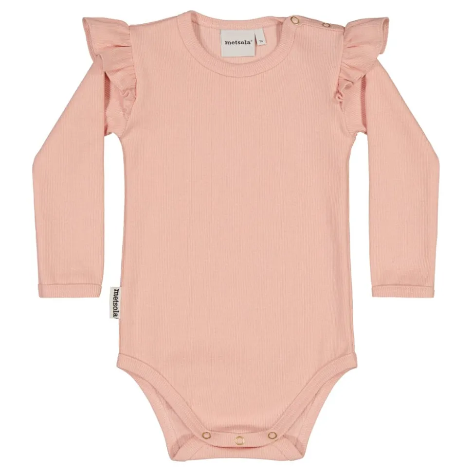 RIB FRILLA -BODY | PEONY