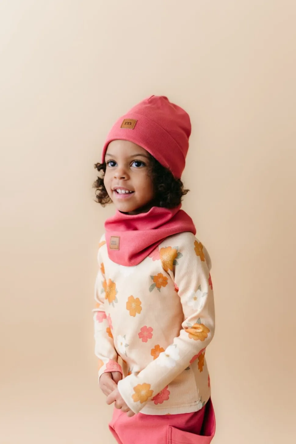 RIB-BEANIE | RASPBERRY