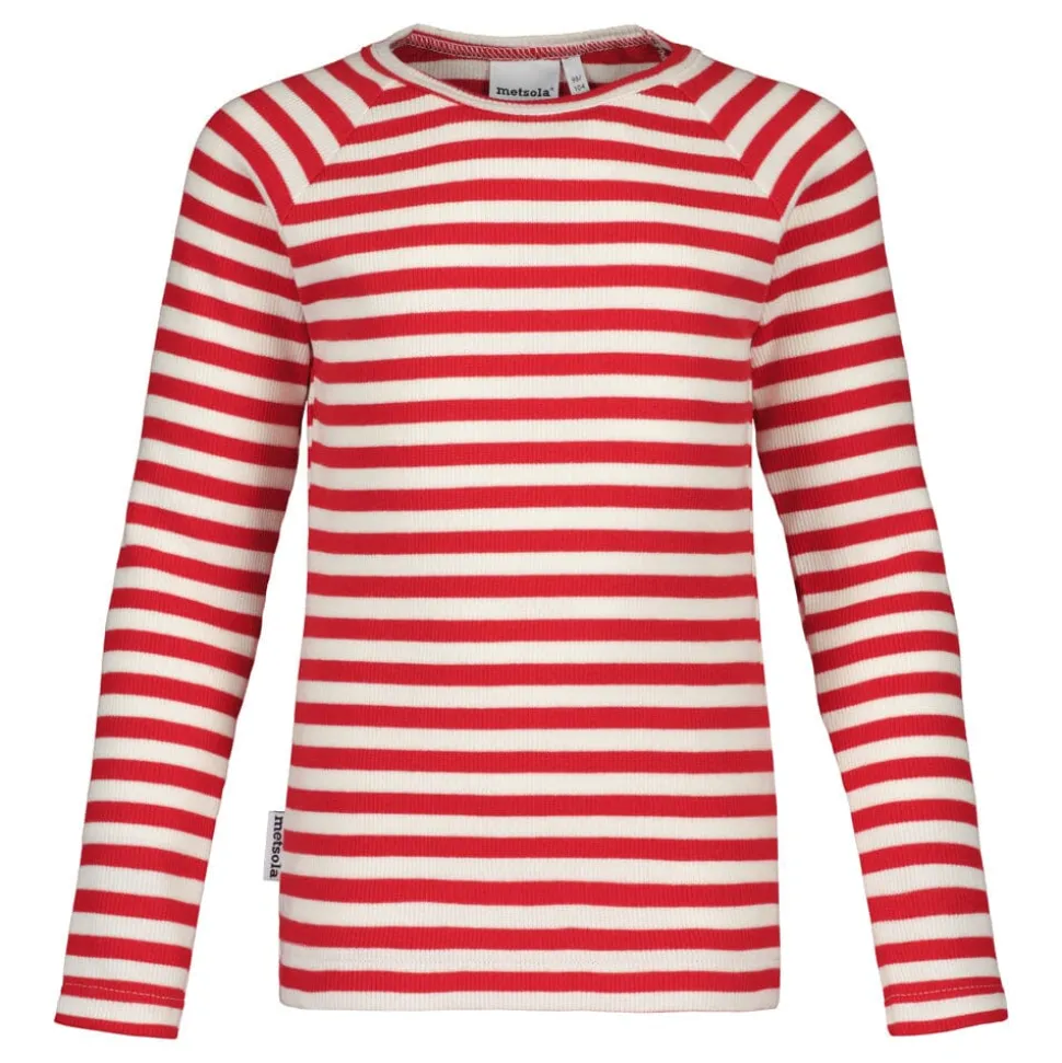 STRIPED RIB -PAITA | POPPY/CREAMY