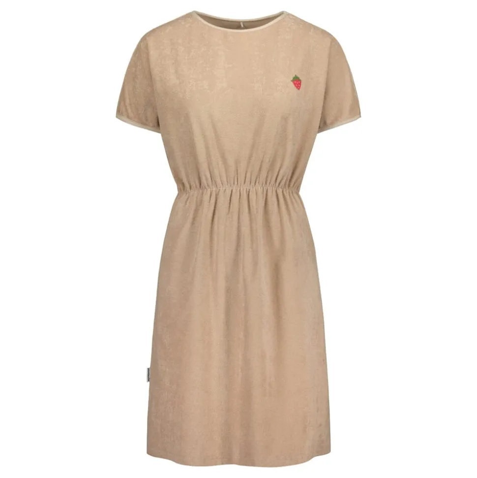 TERRY WOMENS MINI DRESS, SANDY