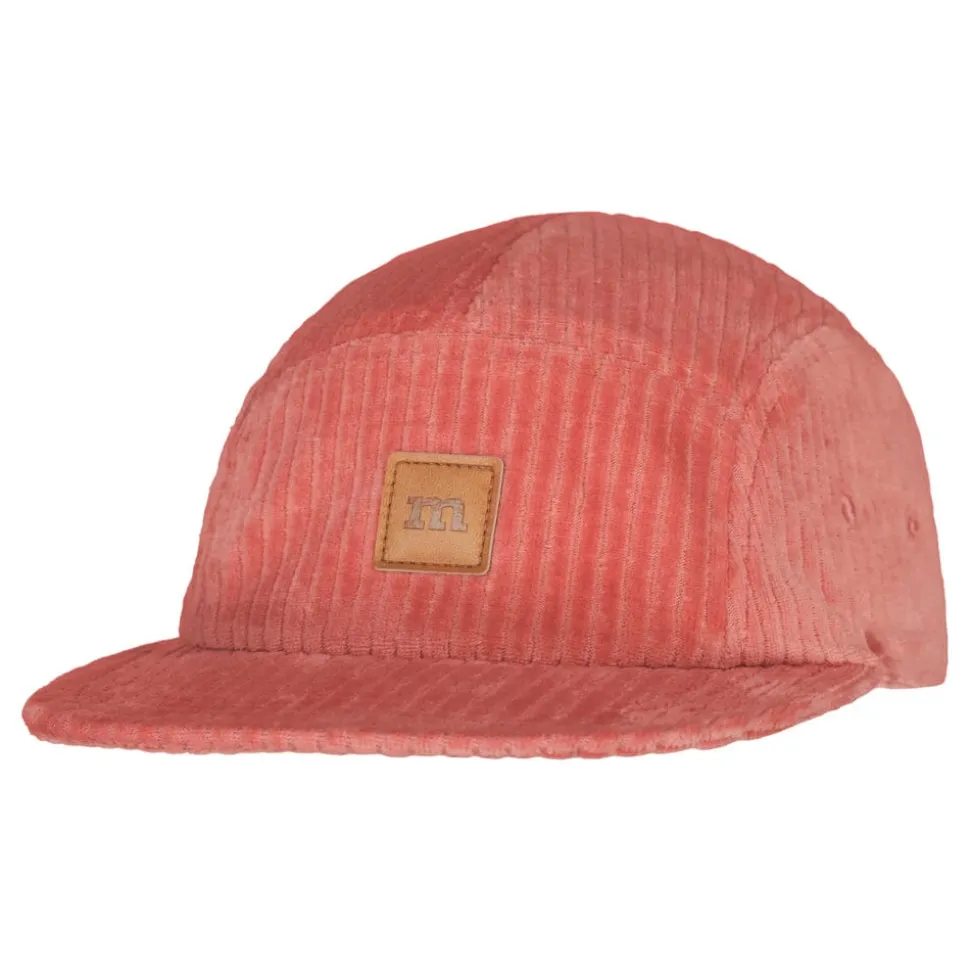 VELOUR BLOCK CAP -LIPPALAKKI | RASPBERRY