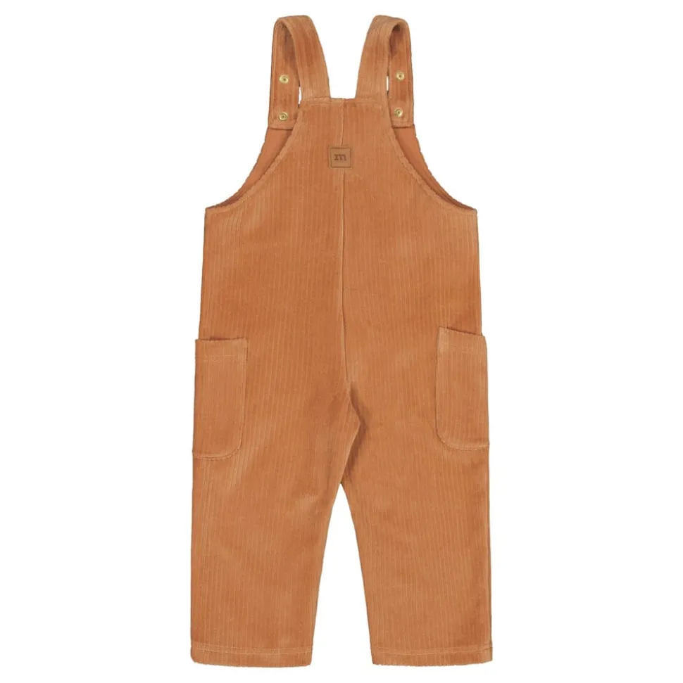 VELOUR OVERALLS -LAPPUHAALARI | PEANUT