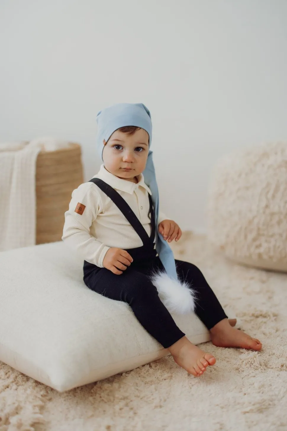 X-MAS BEANIE -TONTTULAKKI | MILKY BLUE